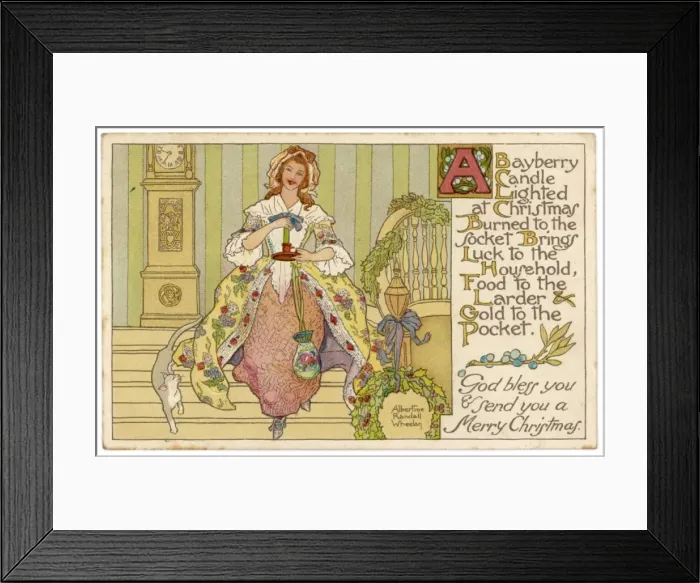 Framed Print : Lady and Candle Framed Print : Lady and Candle