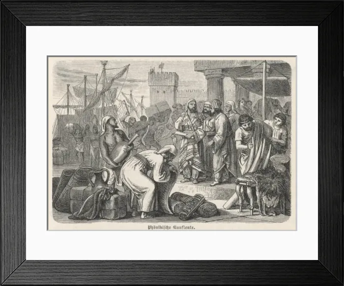 Framed Print : Phoenician Merchants Framed Print : Phoenician Merchants