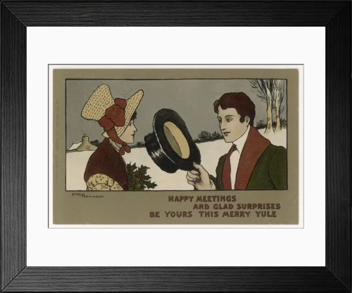 Framed Print : Meeting & Greeting