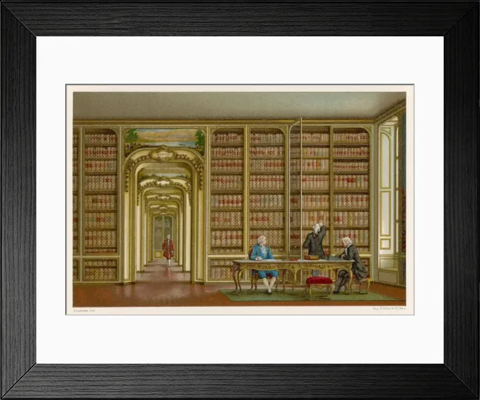 Framed Print : Library, Versailles Framed Print : Library, Versailles