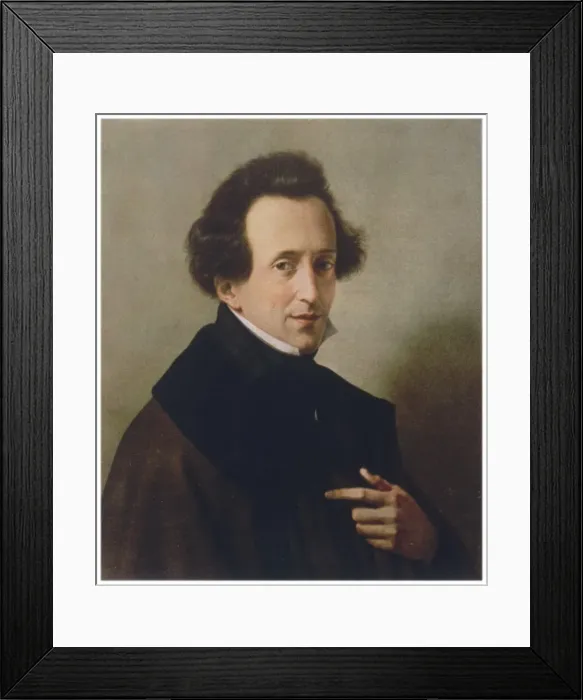 Framed Print : Felix Mendelssohn Framed Print : Felix Mendelssohn