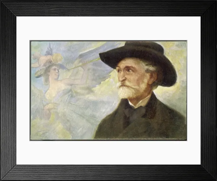 Framed Print : Giuseppe Verdi / Postcard Framed Print : Giuseppe Verdi / Postcard