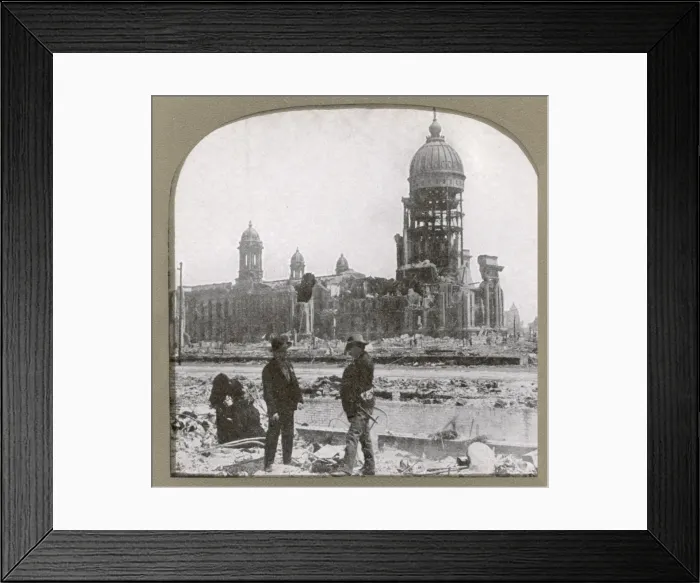 Framed Print : Earthquake / San Francisco Framed Print : Earthquake / San Francisco