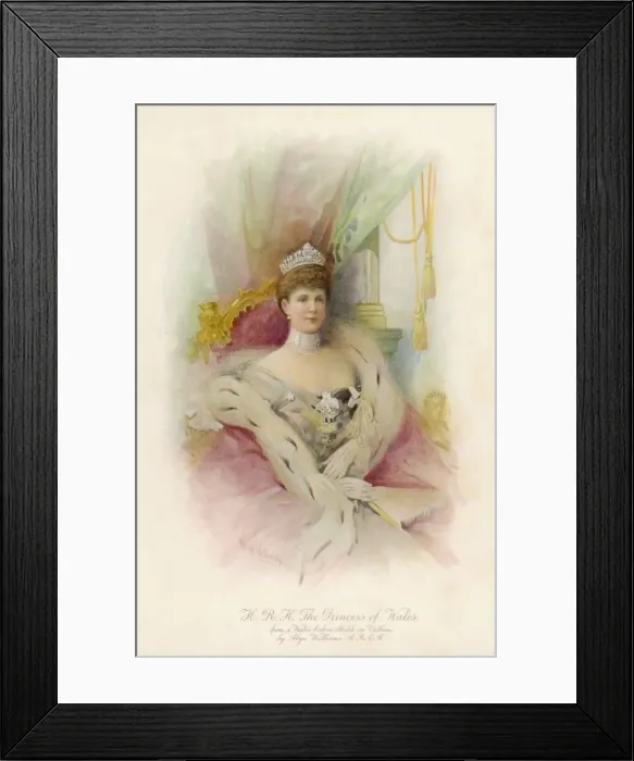 Framed Print : Alexandra / Girls own 1902 Framed Print : Alexandra / Girls own 1902