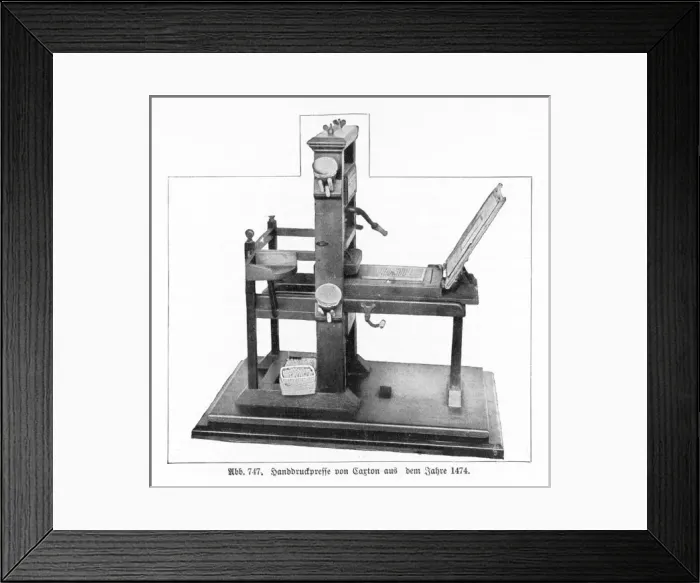 Framed Print : CAXTONs PRESS 1474 Framed Print : CAXTONs PRESS 1474