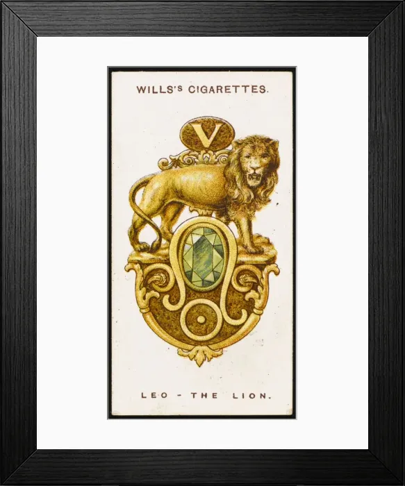 Framed Print : Zodiac Charms Leo Framed Print : Zodiac Charms Leo