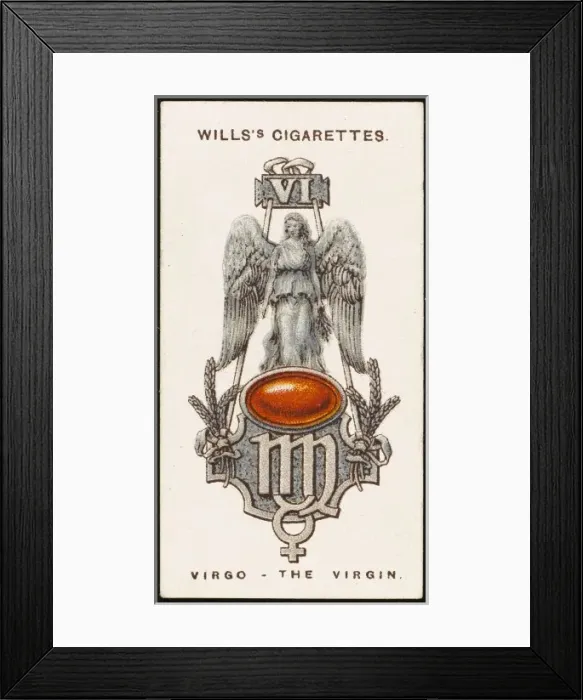 Framed Print : Zodiac Charms Virgo Framed Print : Zodiac Charms Virgo