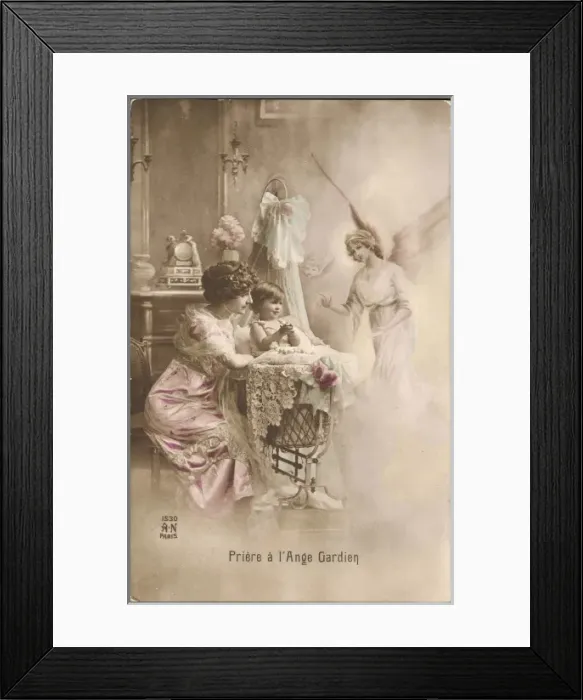 Framed Print : Praying to Guardian Ang Framed Print : Praying to Guardian Ang