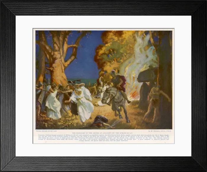 Framed Print : Anglesey Massacre Framed Print : Anglesey Massacre