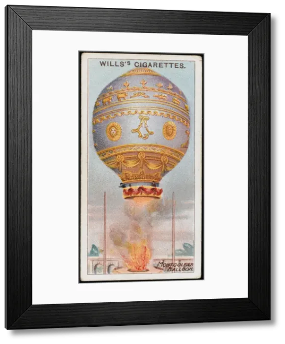 Framed Print : First Montgolfier / Cig Cd Framed Print : First Montgolfier / Cig Cd