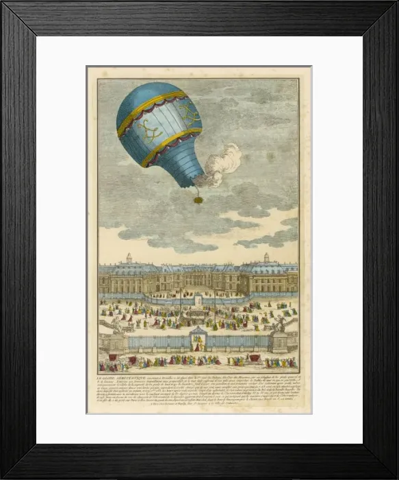Framed Print : Montgolfier Unmanned Framed Print : Montgolfier Unmanned