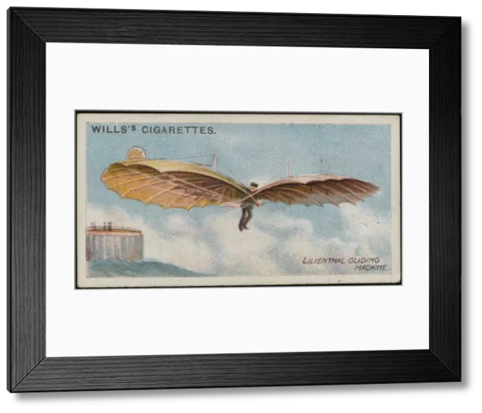 Framed Print : Lilienthal in Flight Framed Print : Lilienthal in Flight