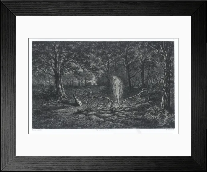 Framed Print : Folklore / Casseur De Bois Framed Print : Folklore / Casseur De Bois