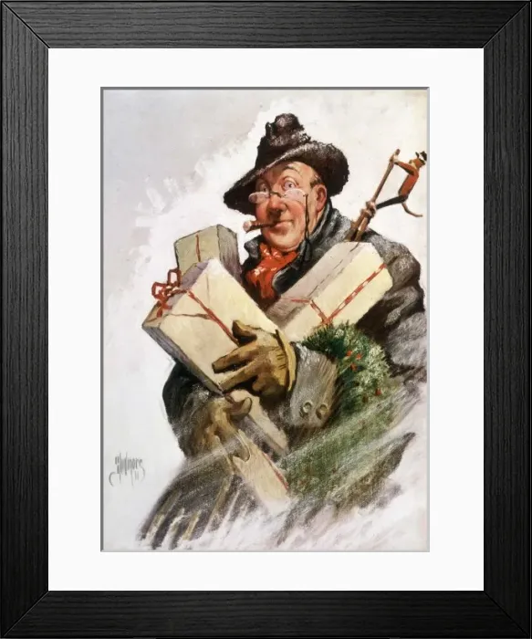 Framed Print : Xmas Shopping Framed Print : Xmas Shopping
