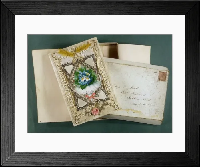 Framed Print : Valentine Card Framed Print : Valentine Card