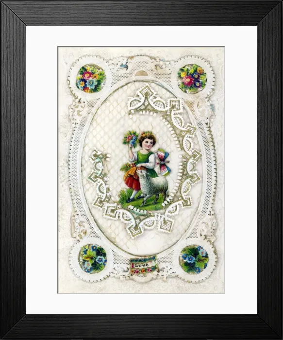 Framed Print : Valentine Card Framed Print : Valentine Card