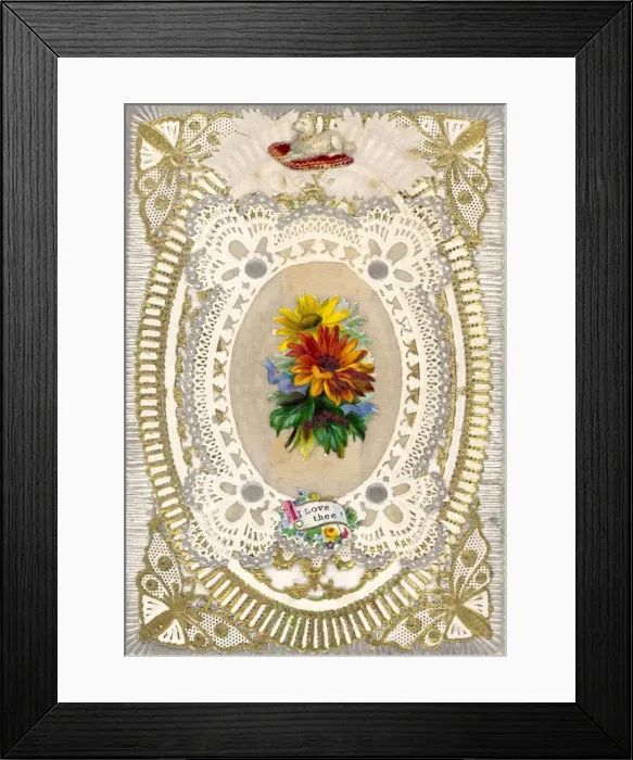 Framed Print : Valentine Card Framed Print : Valentine Card