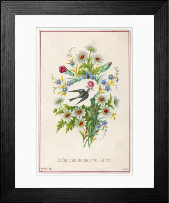 Framed Print : Valentine Card Framed Print : Valentine Card