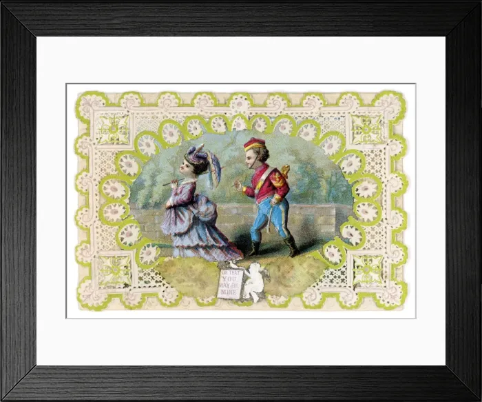 Framed Print : Valentine Card Framed Print : Valentine Card