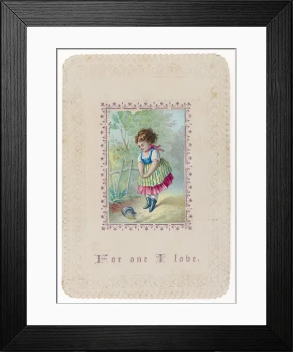 Framed Print : Valentine Card Framed Print : Valentine Card