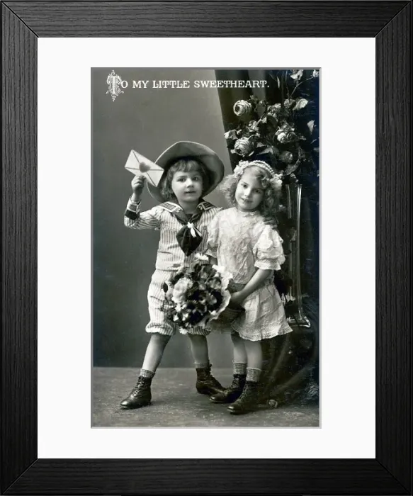 Framed Print : Valentine Card Framed Print : Valentine Card