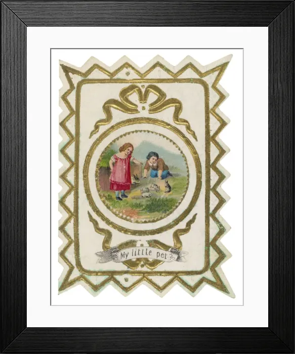 Framed Print : Valentine Card Framed Print : Valentine Card