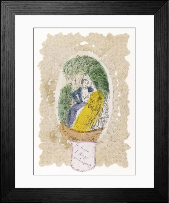 Framed Print : Valentine Card Framed Print : Valentine Card