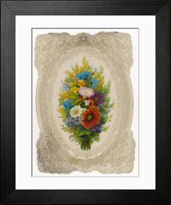 Framed Print : Valentine Card Framed Print : Valentine Card