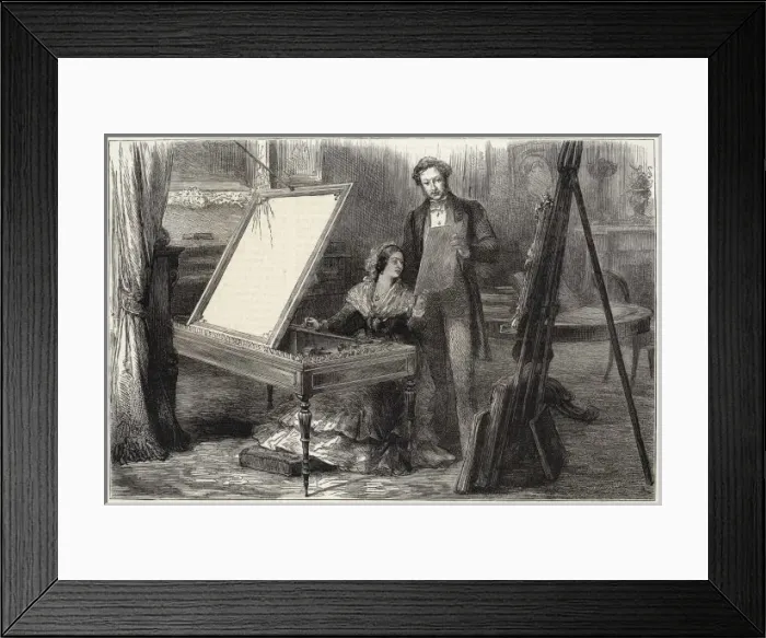 Framed Print : Victoria / Albert / Durrand Framed Print : Victoria / Albert / Durrand