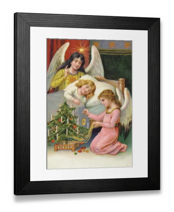 Framed Print : Angels in Bedroom Framed Print : Angels in Bedroom