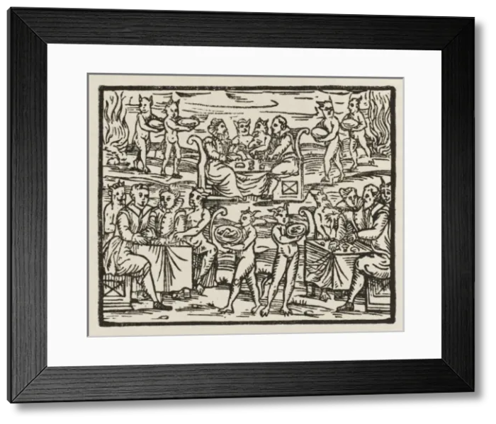 Framed Print : Feasting at the Sabbat Framed Print : Feasting at the Sabbat