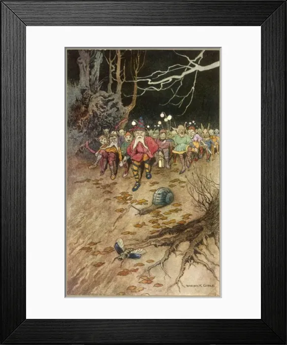 Framed Print : Little Folk / Gnomes Framed Print : Little Folk / Gnomes