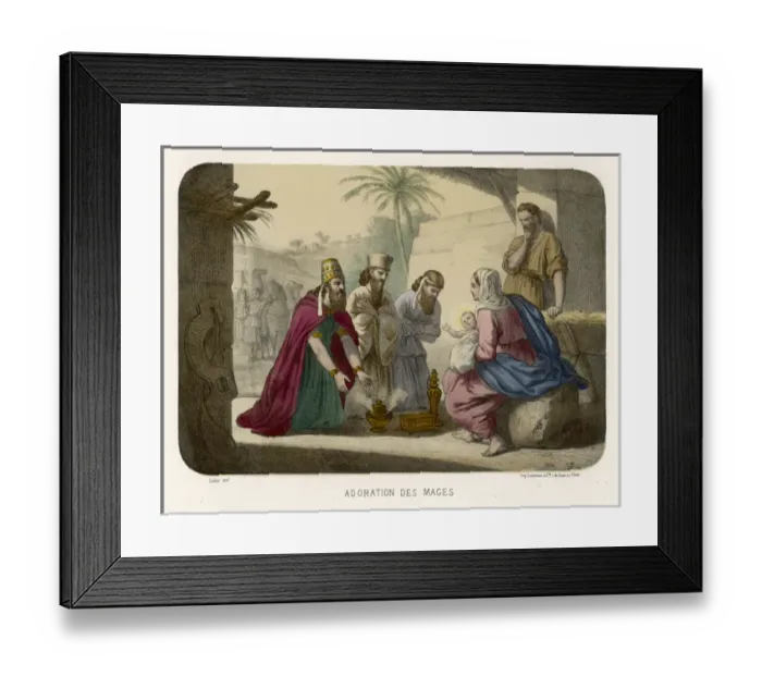 Framed Print : Adoration of Magi Framed Print : Adoration of Magi