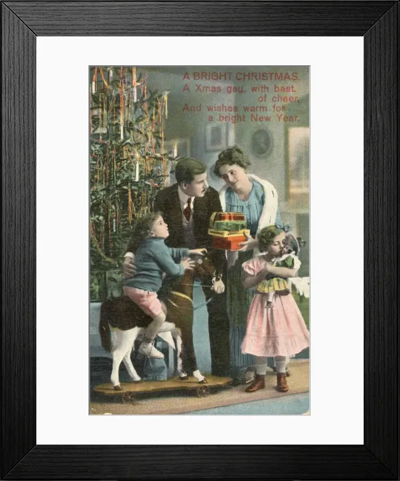 Framed Print : Handing out Presents Framed Print : Handing out Presents
