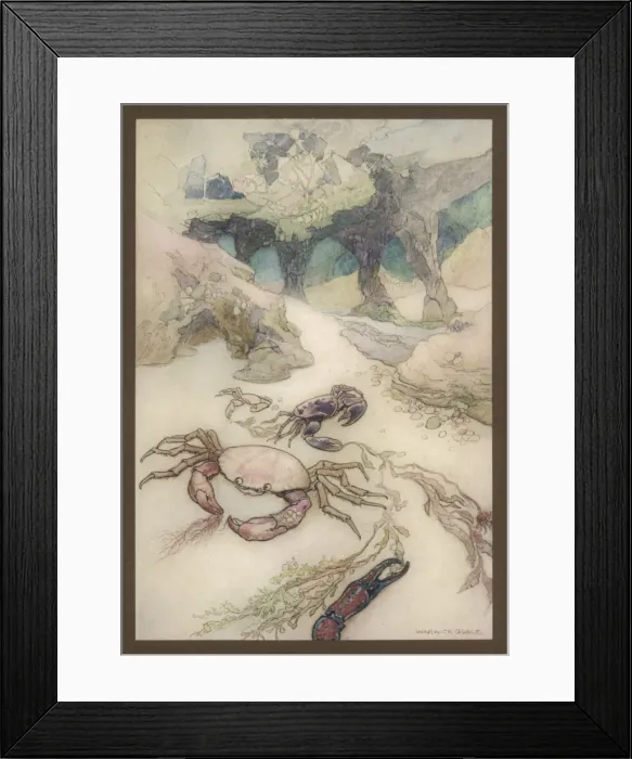 Framed Print : Water Babies Scene / 1909 Framed Print : Water Babies Scene / 1909