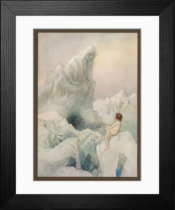 Framed Print : Mother Carey / Water Baby Framed Print : Mother Carey / Water Baby