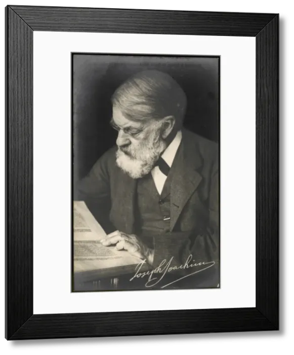 Framed Print : Joseph Joachim / Postcard Framed Print : Joseph Joachim / Postcard