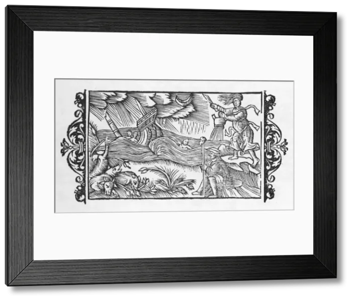 Framed Print : Witches Call up Storm Framed Print : Witches Call up Storm