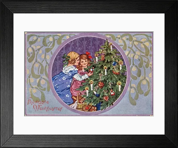 Framed Print : Decking the Tree Framed Print : Decking the Tree