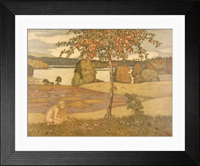 Framed Print : Eve & Serpent Framed Print : Eve & Serpent