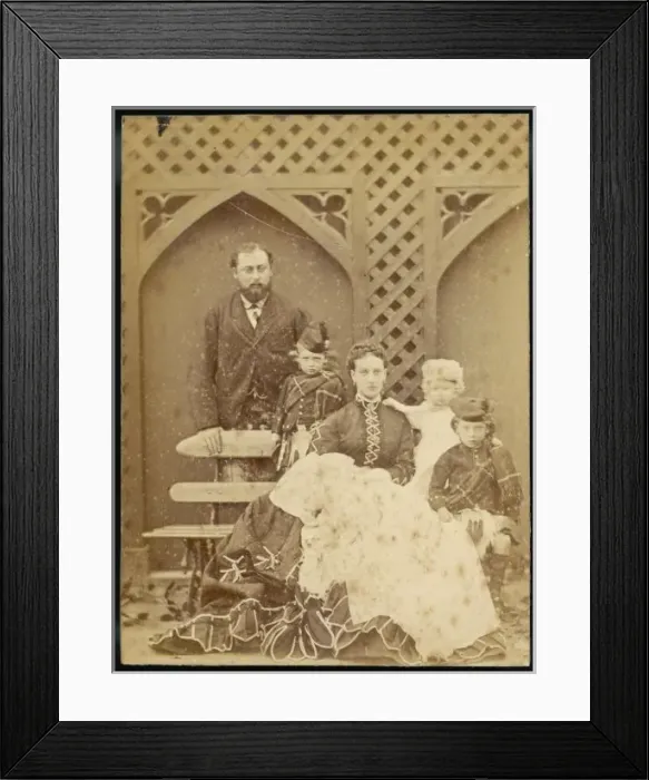 Framed Print : Edward VII & Family Framed Print : Edward VII & Family