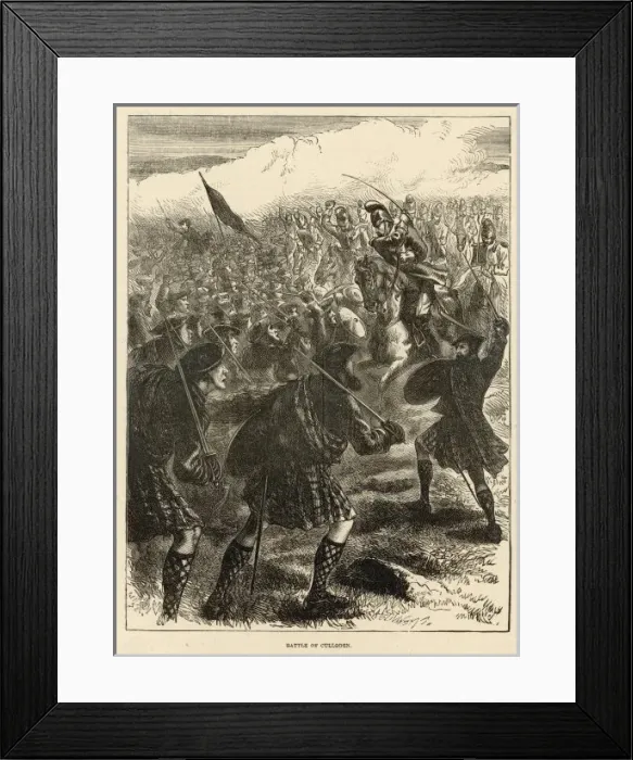 Framed Print : Events / Culloden / Cassells Framed Print : Events / Culloden / Cassells