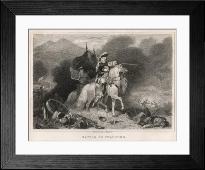 Framed Print : Events / Culloden / Cumberld Framed Print : Events / Culloden / Cumberld