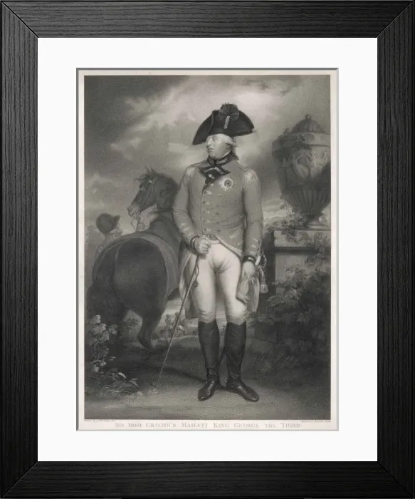 Framed Print : George III in 1804 Framed Print : George III in 1804