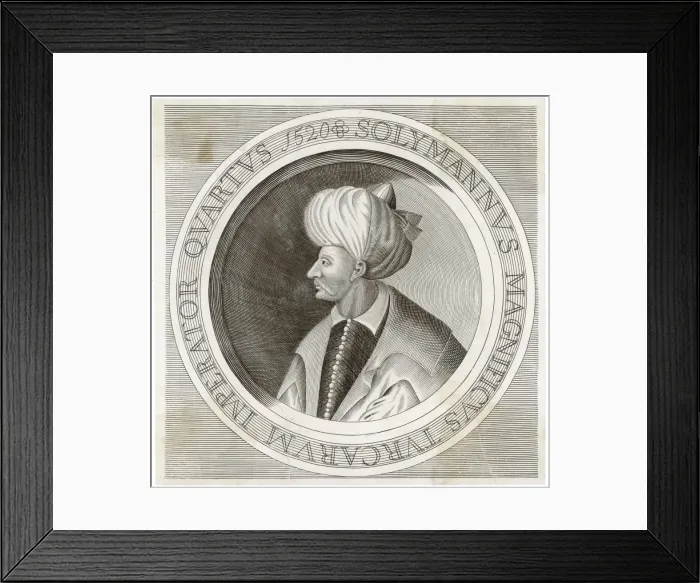 Framed Print : Suleiman the Magnificent Framed Print : Suleiman the Magnificent