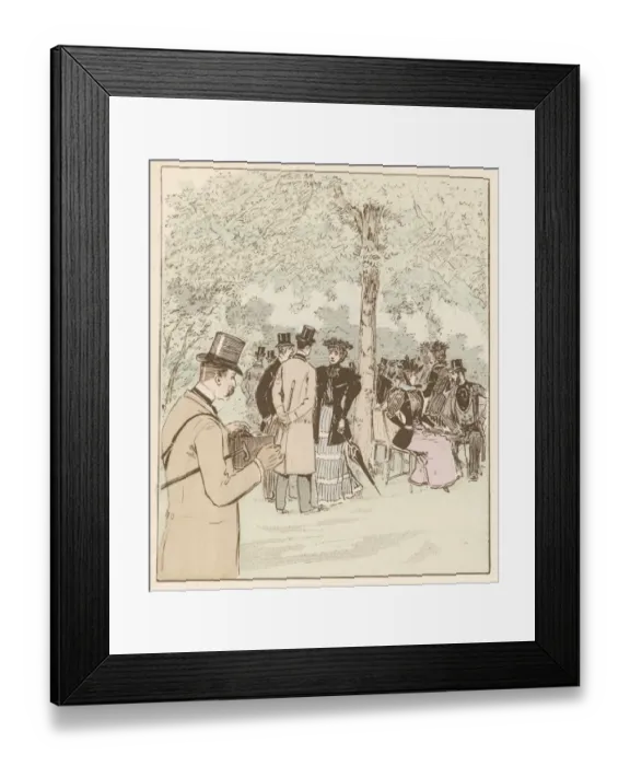 Framed Print : Garden Party Photoed Framed Print : Garden Party Photoed