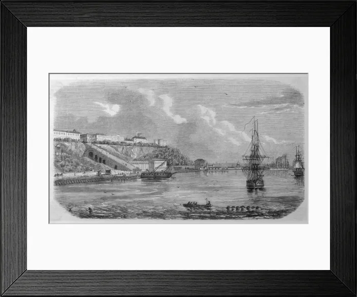 Framed Print : Ukraine / Odessa 1854 Framed Print : Ukraine / Odessa 1854