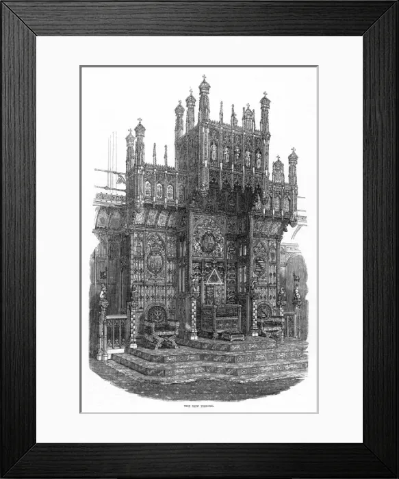 Framed Print : House of Lords 1847