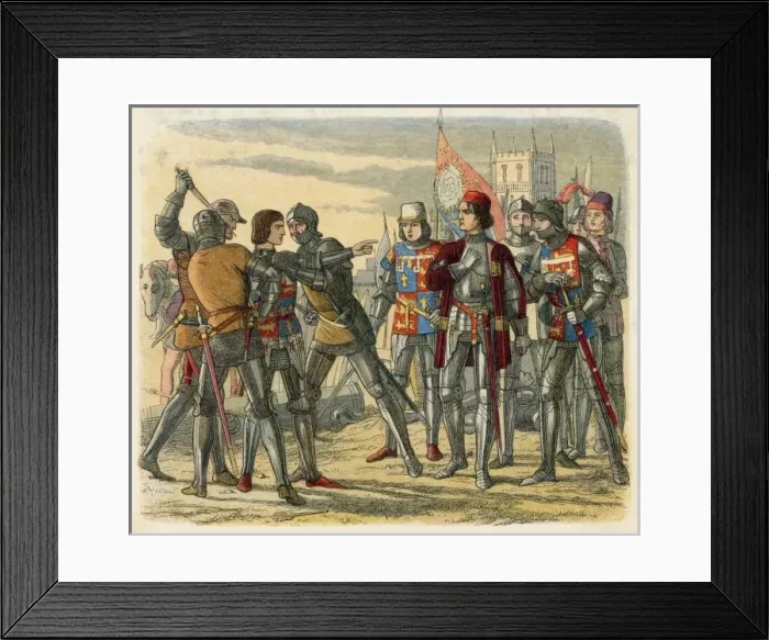 Framed Print : Prince Edward Murdered Framed Print : Prince Edward Murdered
