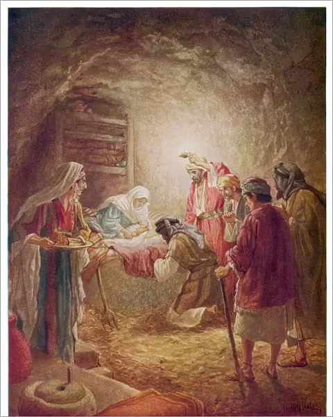 Jesus and Shepherds  /  Hole